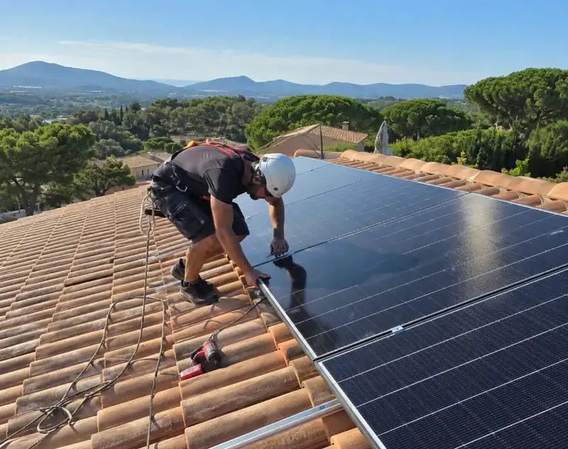 Installateur panneaux solaires Romeyer — pose photovoltaïque sur toiture