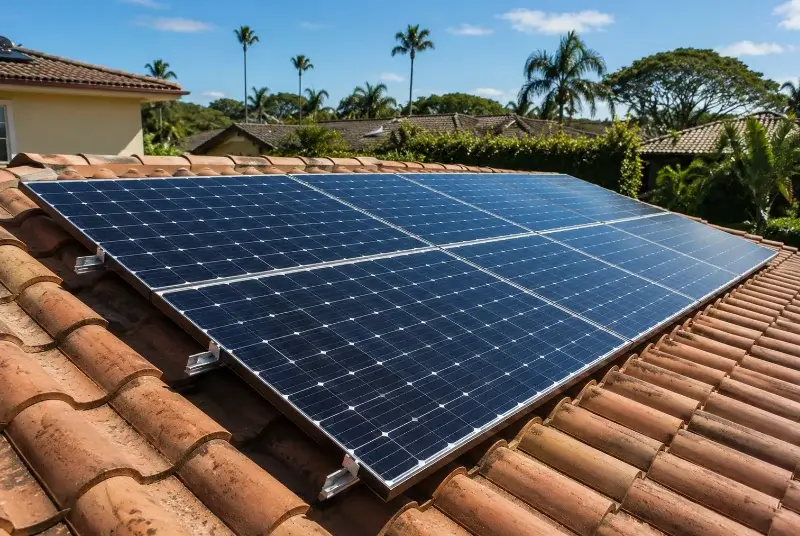 Installation de panneaux solaires à Romeyer